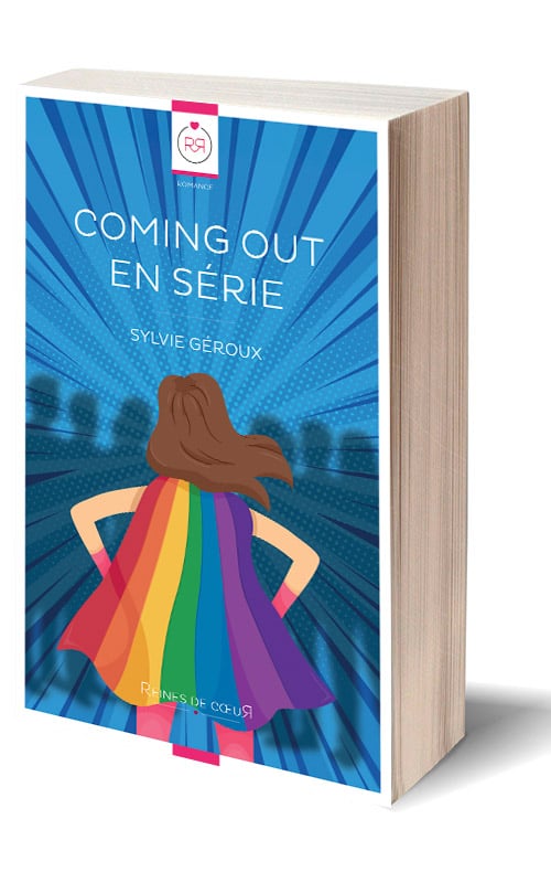 Coming out en série de Sylvie Géroux - Livre sur le coming out lesbien - format 3D
